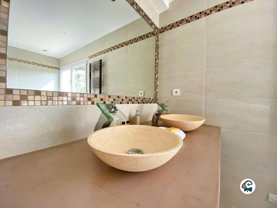 Magnifique Villa Piscine Proche Nice La Trinité Dış mekan fotoğraf